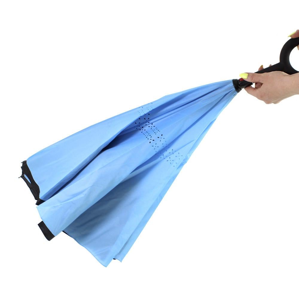 Зонт наоборот Up-Brella Голубой