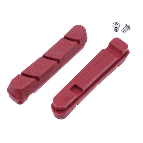 Вставки для тормозных колодок v-br JAGWIRE Road Pro JS453RW для влажной погоды Red (BRS-81-94)