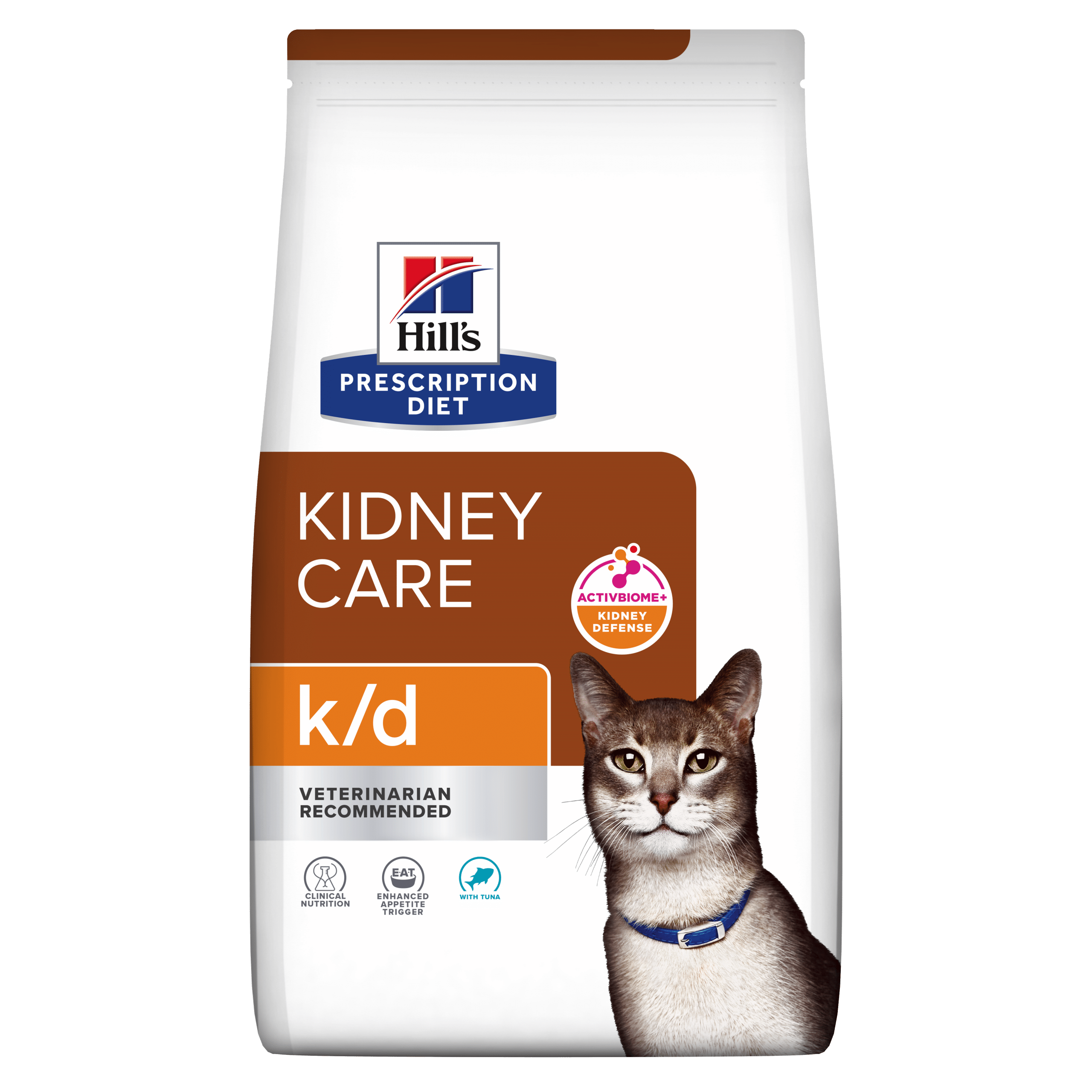 Корм сухой Hill’s Prescription Diet k/d с ActivBiome+ Kidney Defense поддержание функции почек с тунцем 3 кг