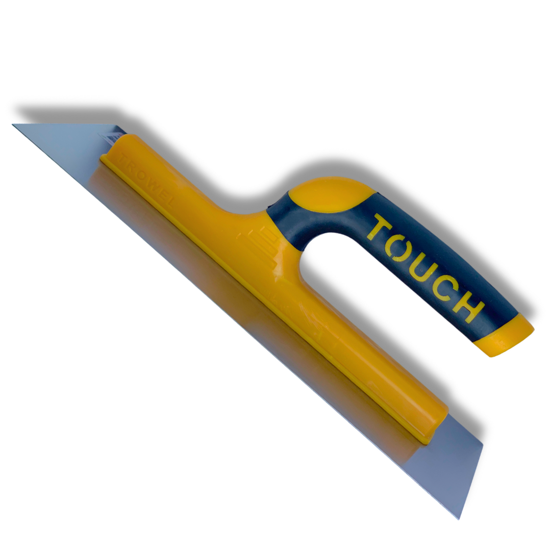 Гладилка штукатурна Touch Plaster Trowel Open Handle 35 см Жовтий (143) - фото 2 Гладилка штукатурна Touch Plaster Trowel Open Handle 35 см Жовтий (143) - фото 2