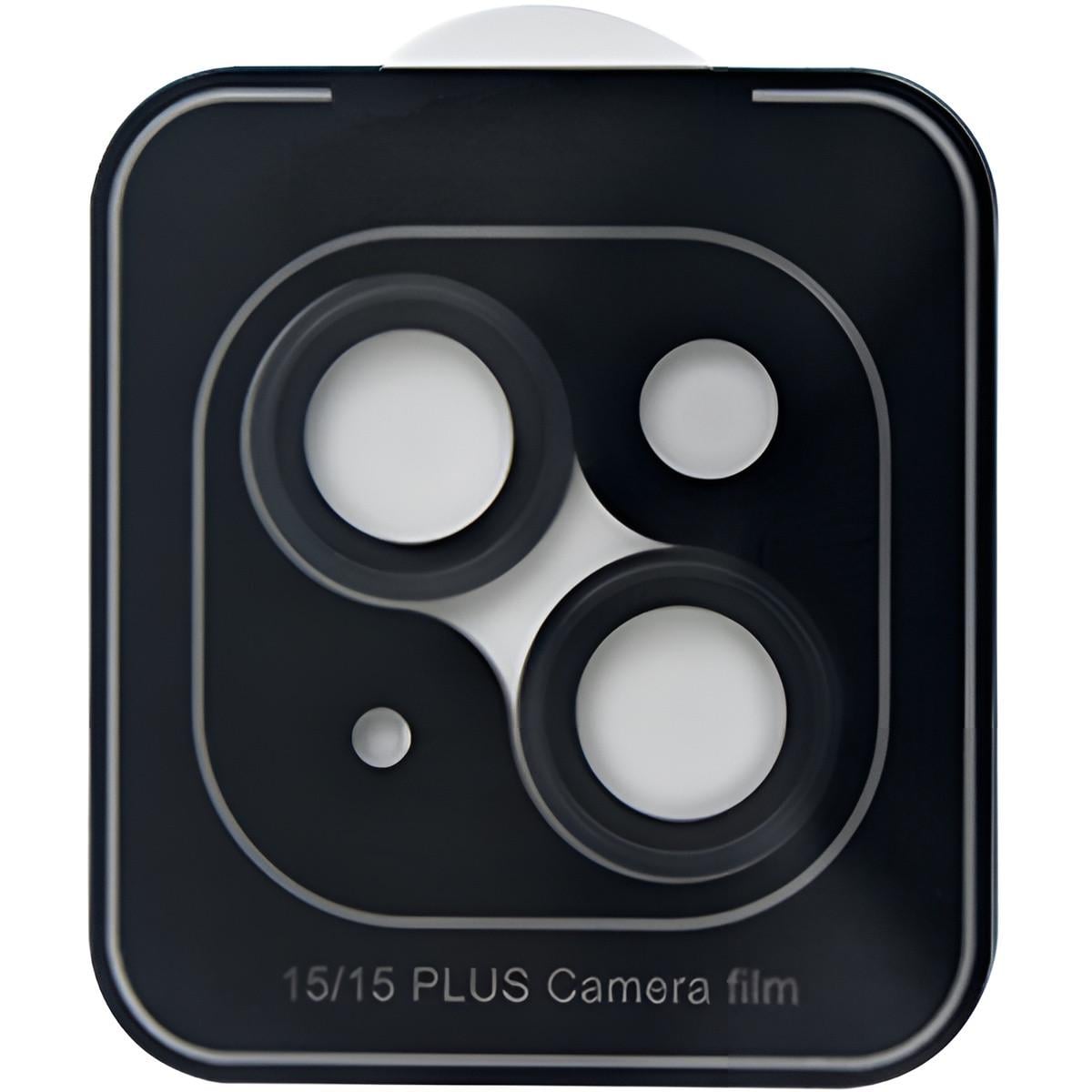 Защитное стекло для камеры ZK Max Hawk-Eye Camera Glass for iPhone 15/15 Plus Black