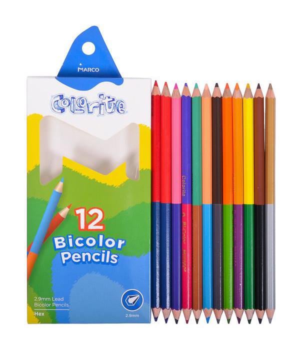 Карандаши цветные Colorite 12 шт двусторонние 24 цвета