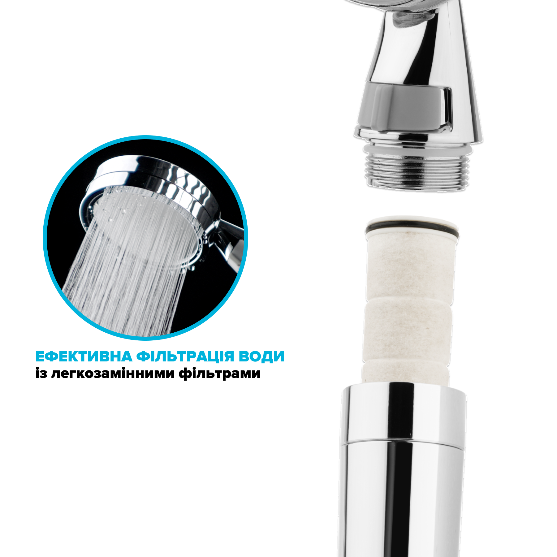Фильтр в ручку душевой воронки Drop FILTER-NANO-STICK защита от механических примесей 3 шт. (239267) - фото 3