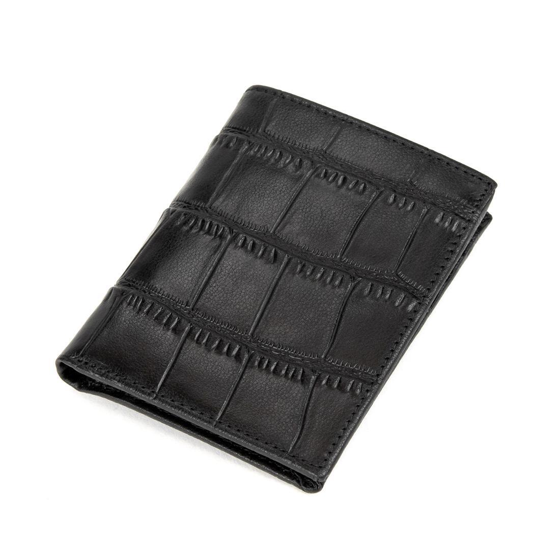 Портмоне Royal Bag M39-1023-2ACR кожаное Черный (7640)