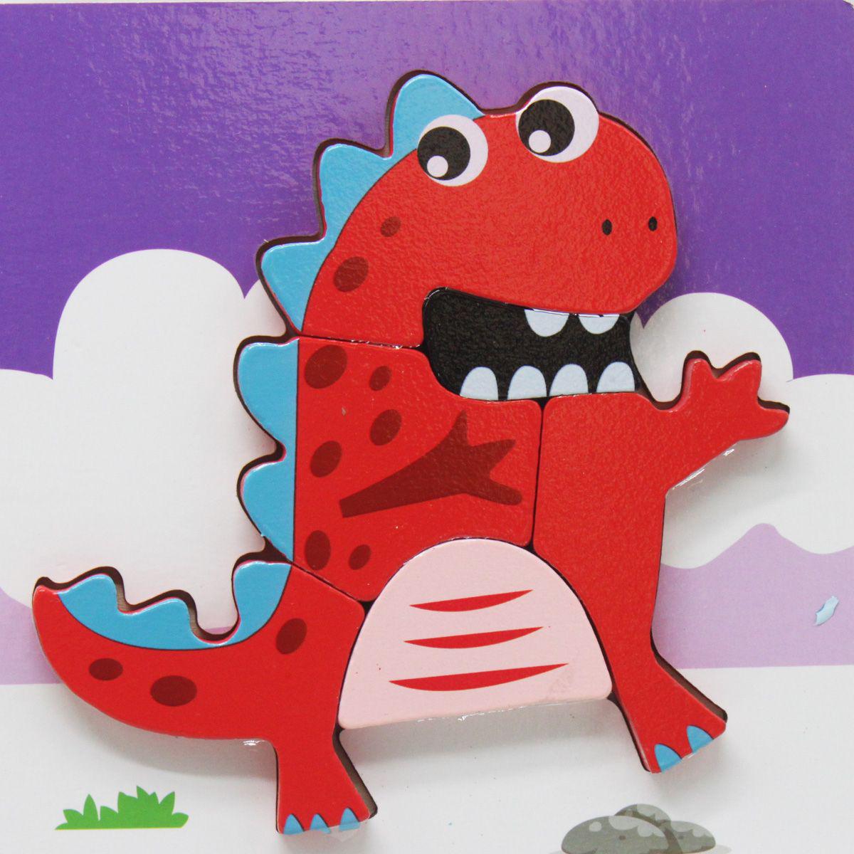 Пазл деревянный-вкладыш Дракончик 15х15 см (223176) Пазл деревянный-вкладыш Дракончик 15х15 см (223176)