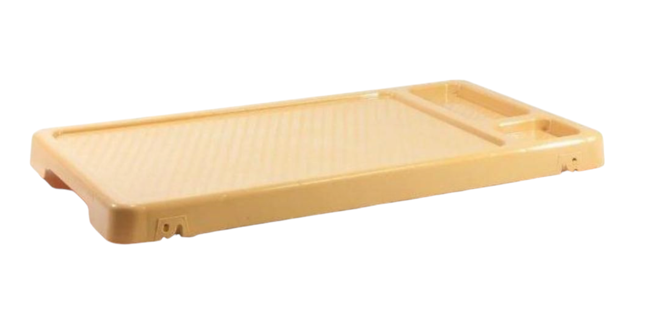 Таця пластикова 60х33х27,5 см Бежевий (25028416) - фото 2