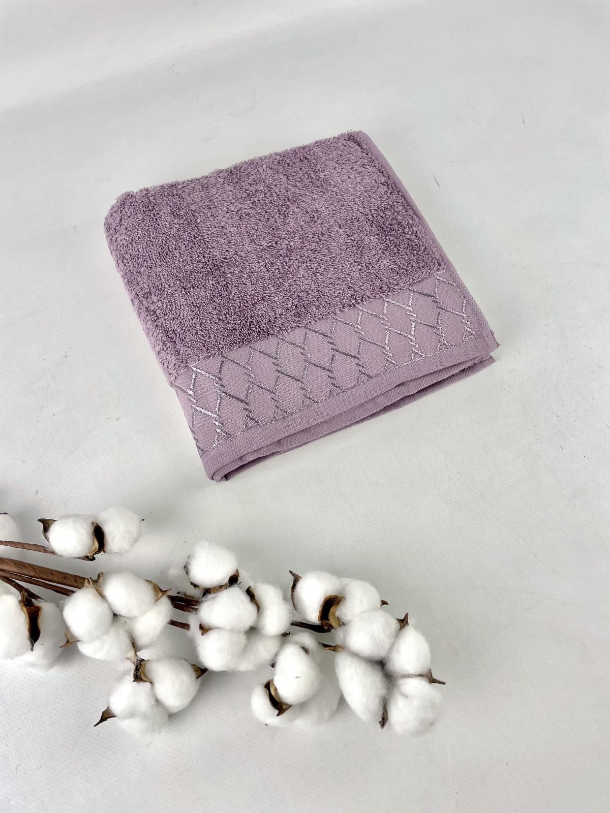 Рушник AE Zefir 50х90 см Фіолетовий (CN37526) - фото 1 Рушник AE Zefir 50х90 см Фіолетовий (CN37526) - фото 1