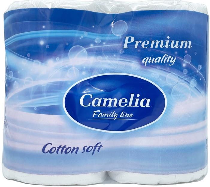 Туалетная бумага CAMELIA Premium 3-слойная 4 шт. (2679415345)