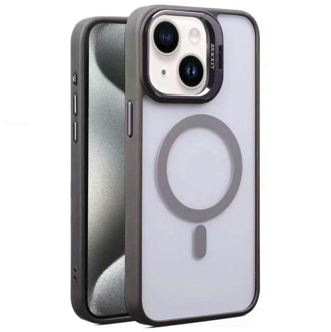 Чехол Primo Support MagSafe для iPhone 13 с защитой камер - Grey