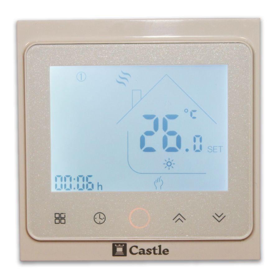 Терморегулятор Castle TWE с управлением по Wi-Fi Белый (FRRS5167036)