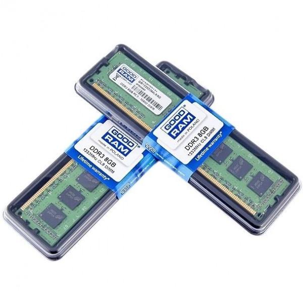 Оперативная память Goodram DDR3 GR1333D364L9/8G 8 Гб 1333 МГц (13464352) - фото 2