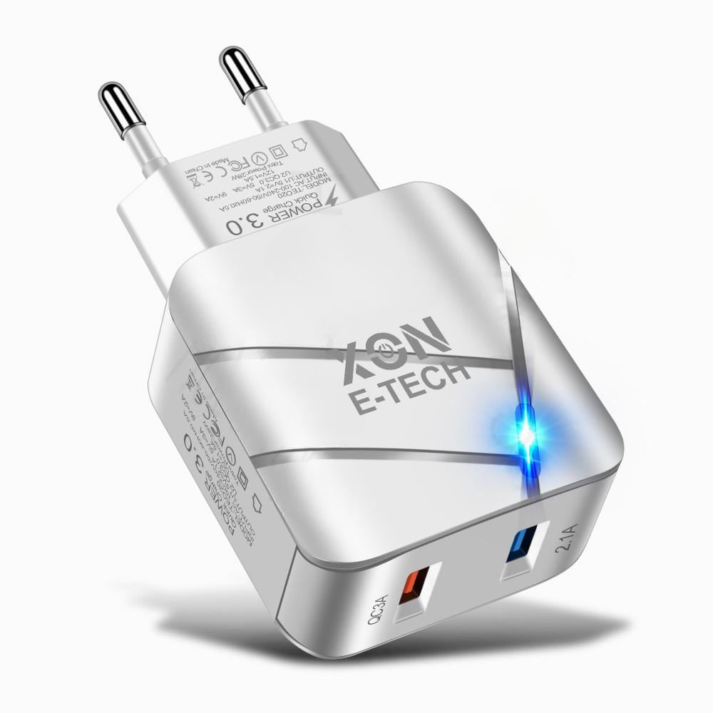 Зарядное устройство XON PowerCharge USB Type-А 18W Белый (PCWC018018A2С0W 6181)