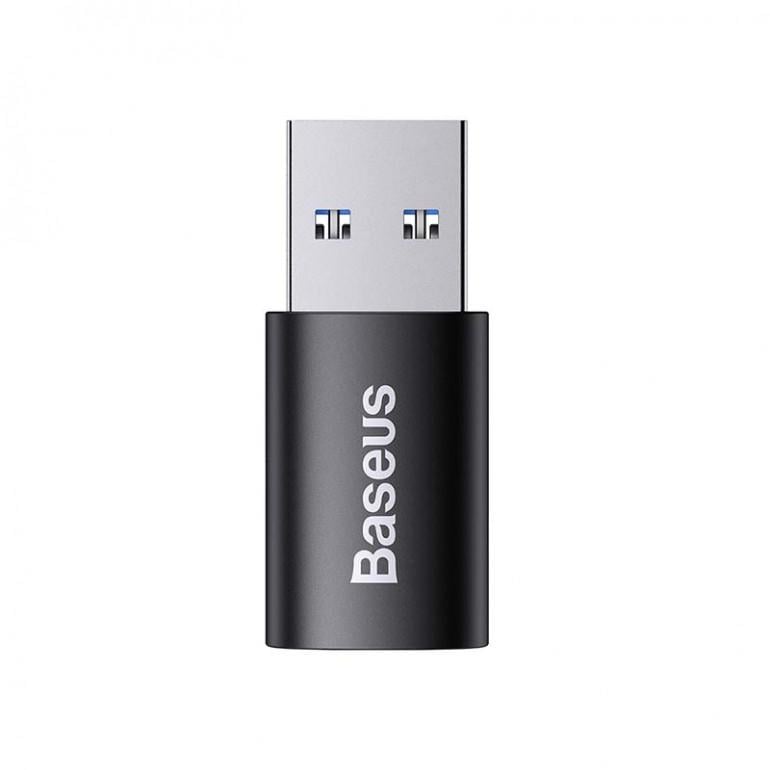 Адаптер перехідник BASEUS Ingenuity Series Mini OTG Type-C to USB Black