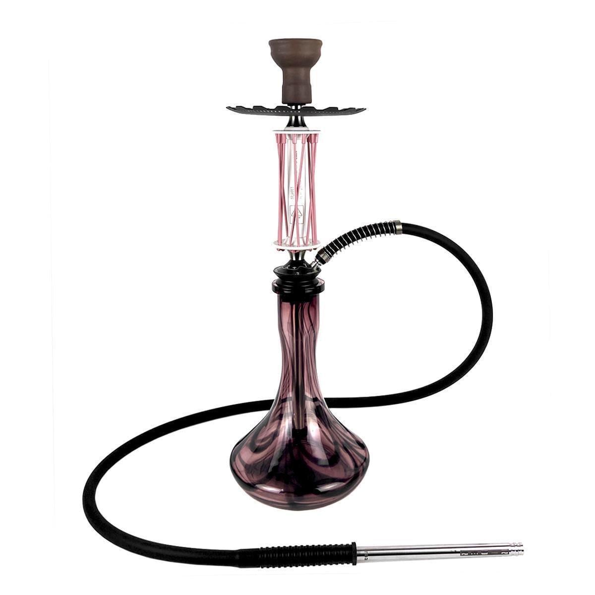 Кальян Hookah Trumpet Rider W 40 Pink White колба Craft DC Violet