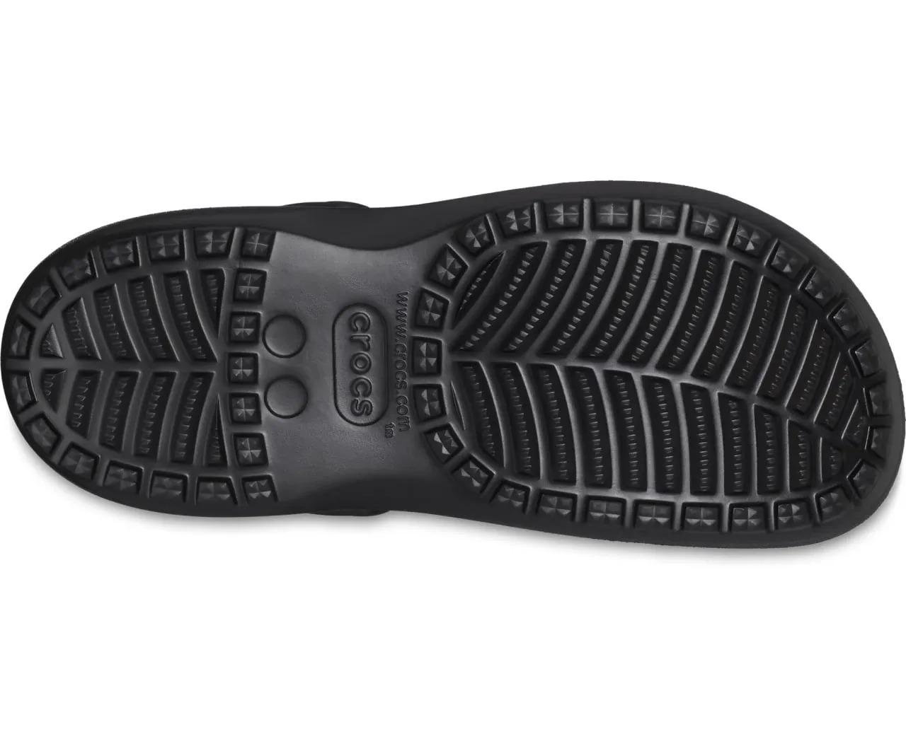 Сабо женские Crocs Baya Platform Clog M6W8 р. 38/24,5 см Black (208186) - фото 6