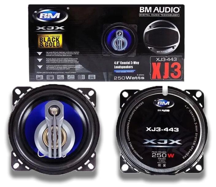 Автоакустика BOSCHMANN BM Audio XJ3-443B 270W 10 см