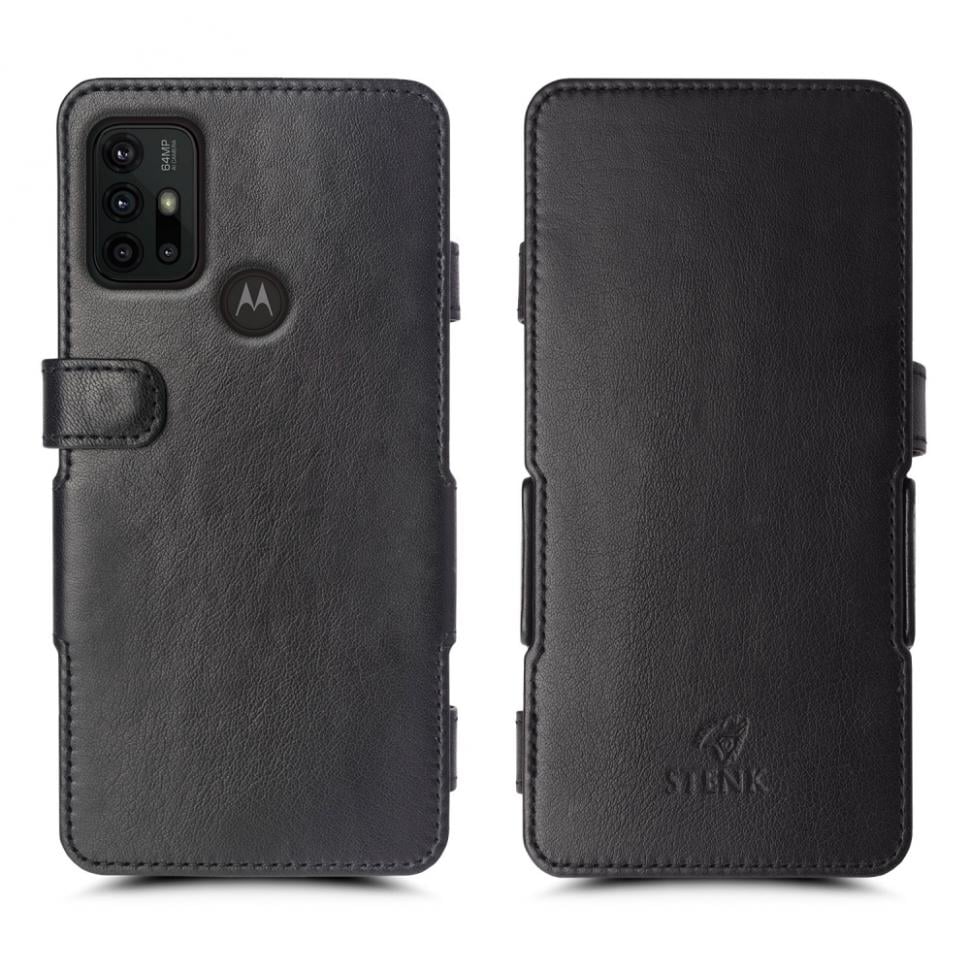 Чехол книжка Stenk Prime для Motorola Moto G30 Черный (69760)