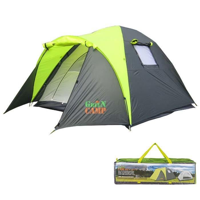 Палатка 3-местная GreenCamp GC1011 Серый (GC1011)