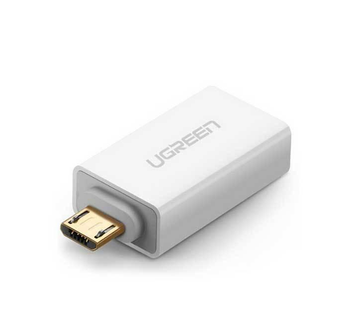 Адаптер Ugreen Micro USB OTG to USB 2,0 White (US195)