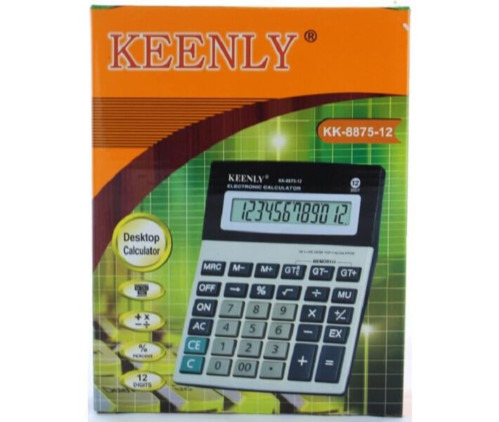 Калькулятор KEENLY KK-8875-12 (CALC-011) - фото 3