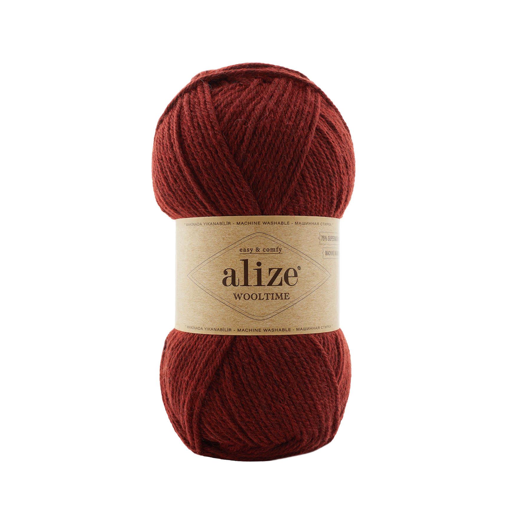 Пряжа Alize Wooltime 588 Паприка (5813)