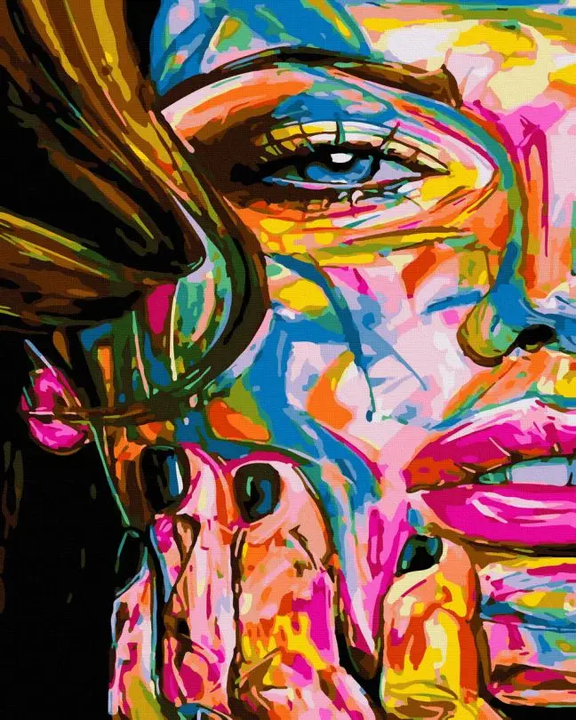 Картина по номерам Brushme Страстный взгляд 40x50 см (BRM43964)