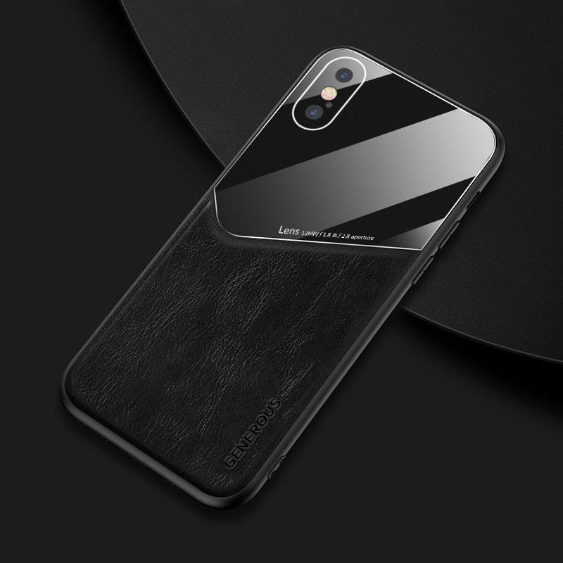 Комбинированный чехол Generous iPhone X Black (36169-2B)