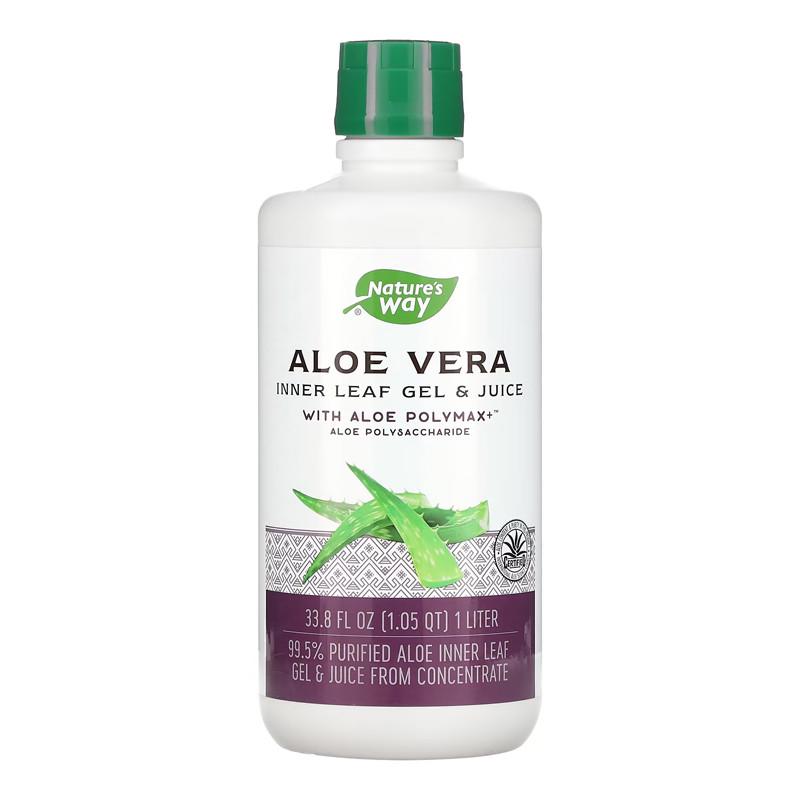 Алоэ вера Nature's Way Aloe Vera Inner Leaf Gel & Juice 1000 мл (22634-01)