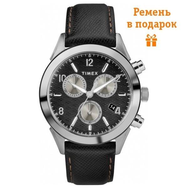 Наручные часы мужские Timex Torrington Chrono кварцевые Silver (Tx2r90700)