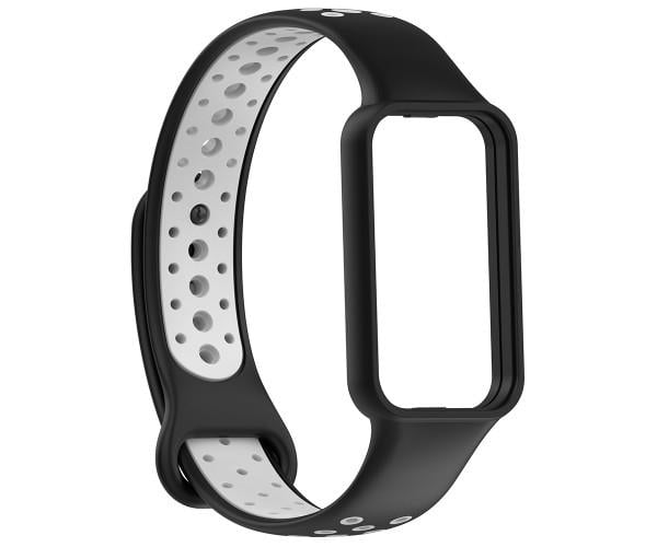 Ремешок Sport Strap для Amazfit Band 7 20 мм Черно-серый