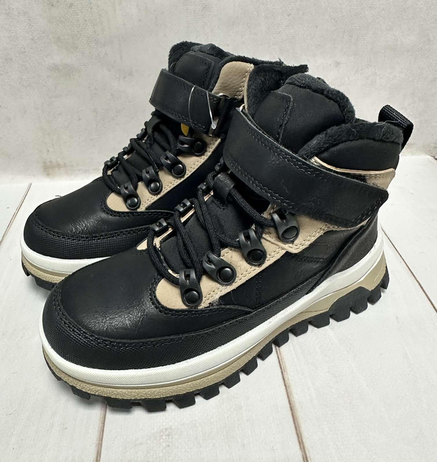 Черевики дитячі Clibee зимові на овчині р. 33/21 см Чорно-бежевий - фото 5