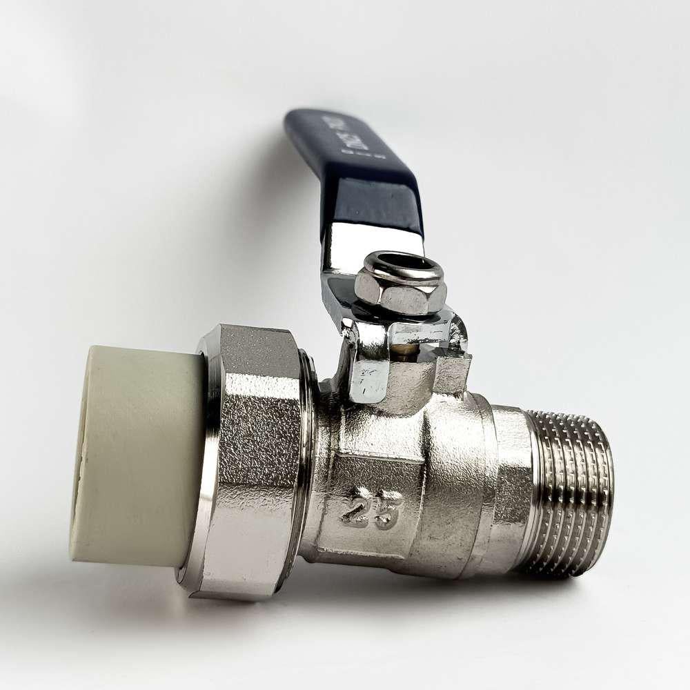 Кран SANTAN шаровой с наружной резьбой 25х3/4" PP-R (53937)