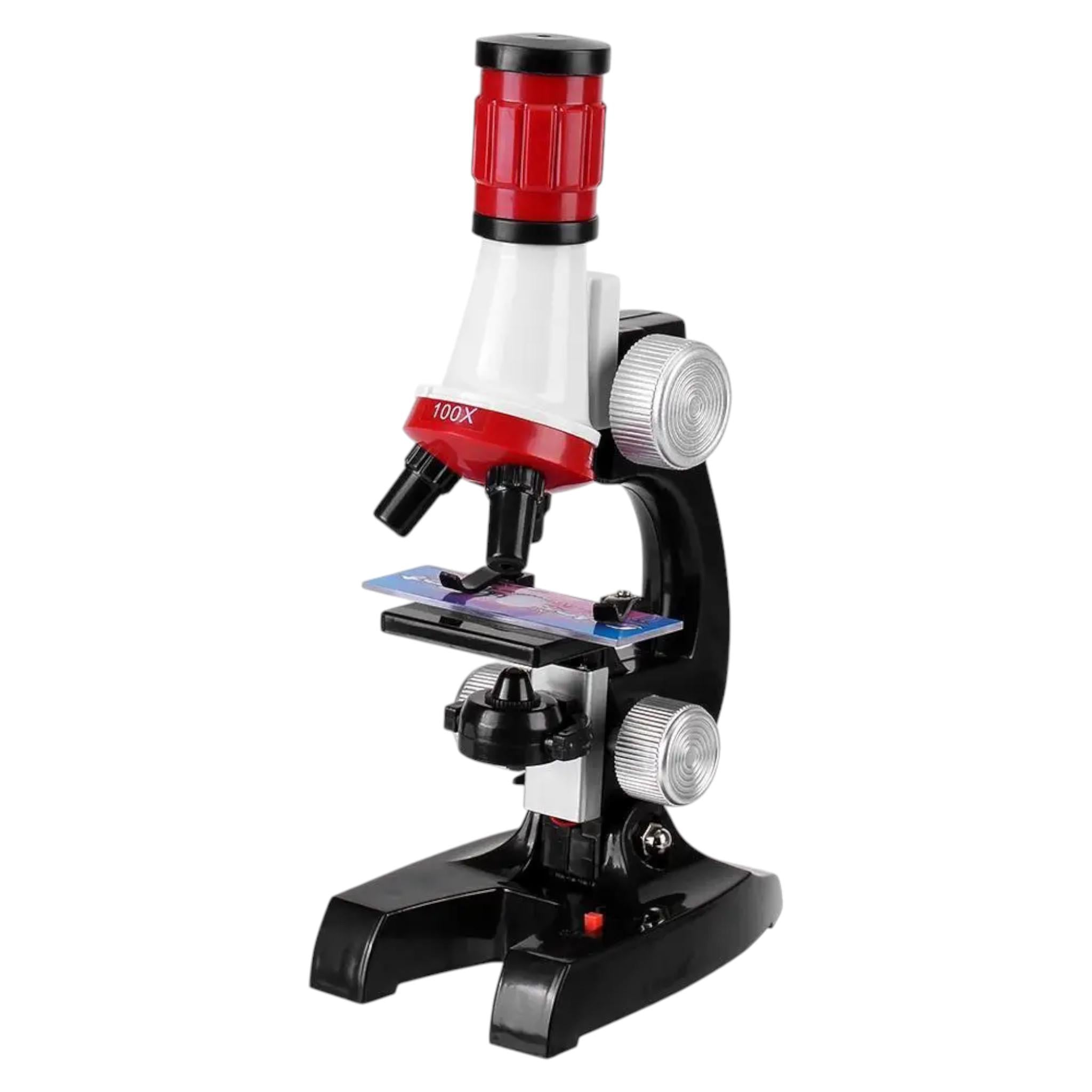 Игровой набор Chang Sheng Toys Science Microscope Микроскоп увеличение 100х-400х-1200х с аксессуарами свет (G_С2121)