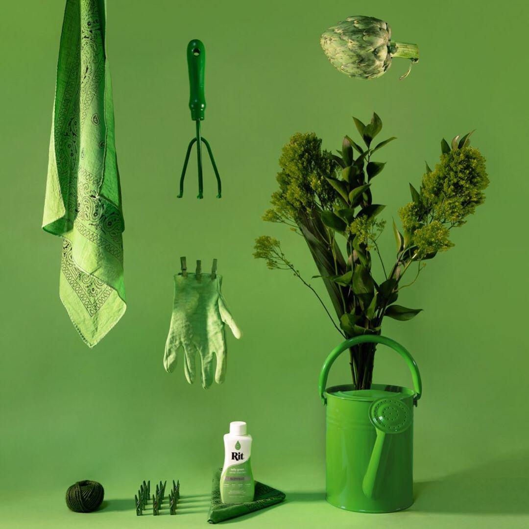 Барвник для одягу Rit Dye Kelly Green (100726) - фото 2 Барвник для одягу Rit Dye Kelly Green (100726) - фото 2