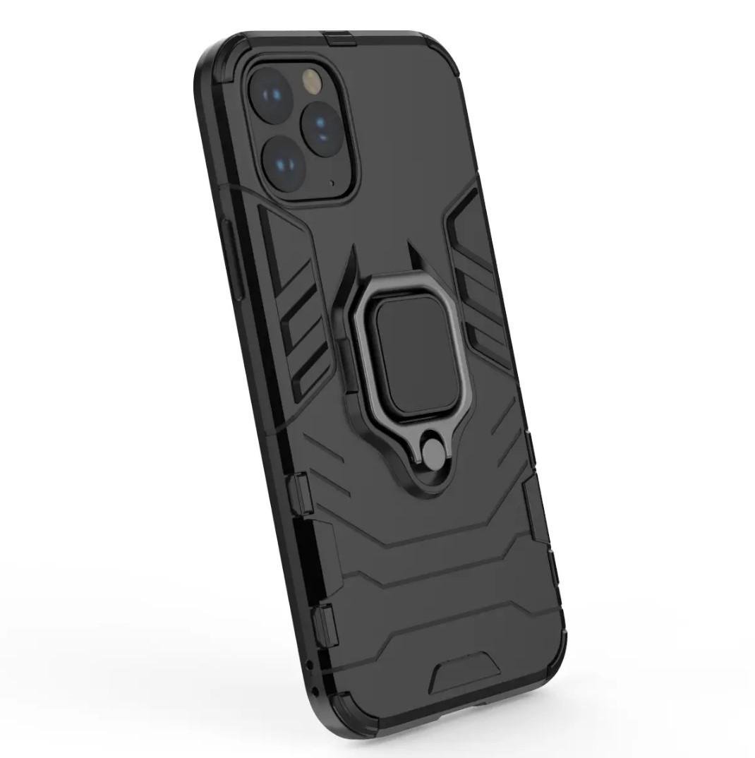 Чехол бампер Primolux Ring Armor для Apple iPhone 11 Pro - Black - фото 2