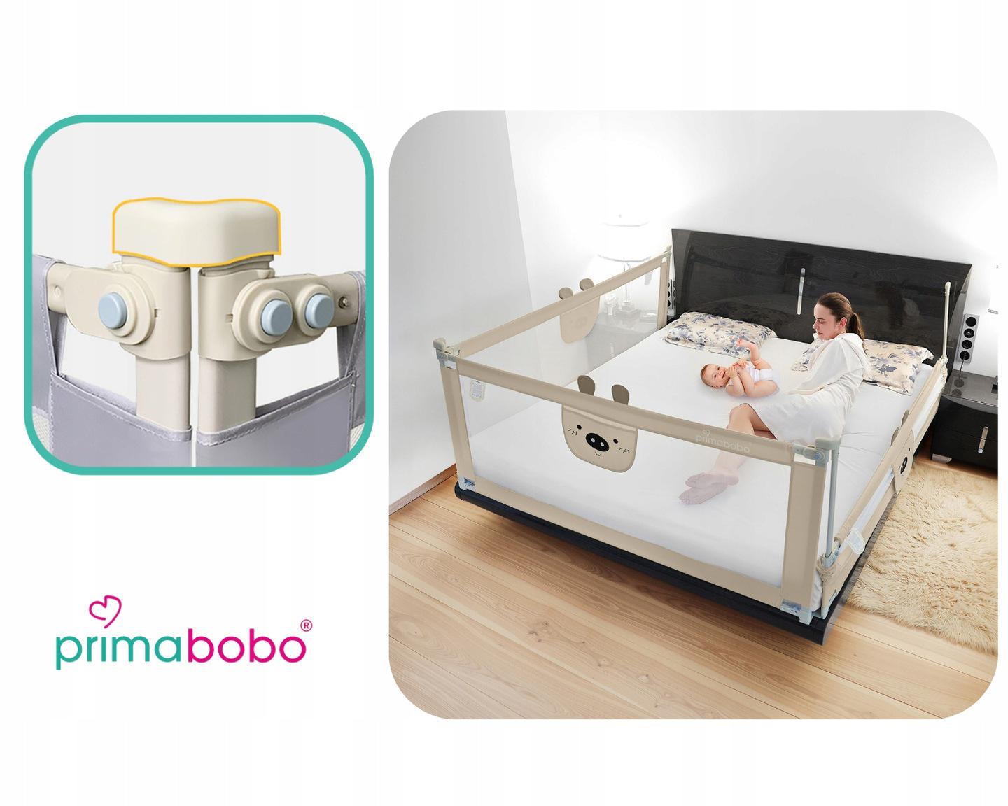Бортик для кровати Primabobo Bear 160 см (BM01_BE 160) - фото 4 Бортик для кровати Primabobo Bear 160 см (BM01_BE 160) - фото 4
