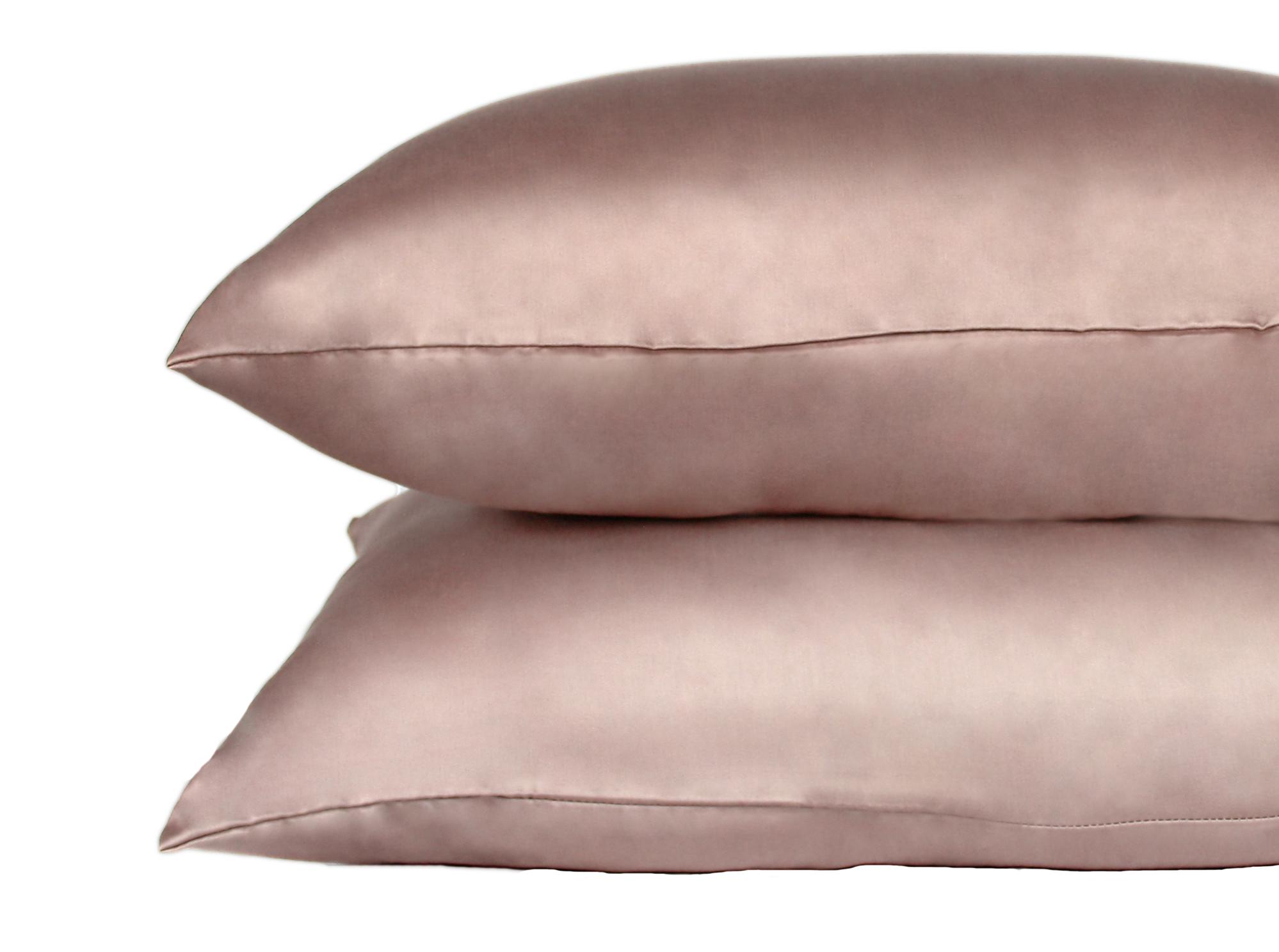 Набір наволочок сатин 50х70 см 2 шт. Бежевий