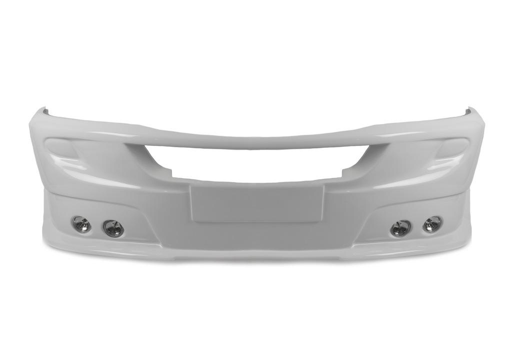 Передний бампер 4 фары Meliset для Mercedes Sprinter W906 2006-2018 гг. стеклопластик Под покраску