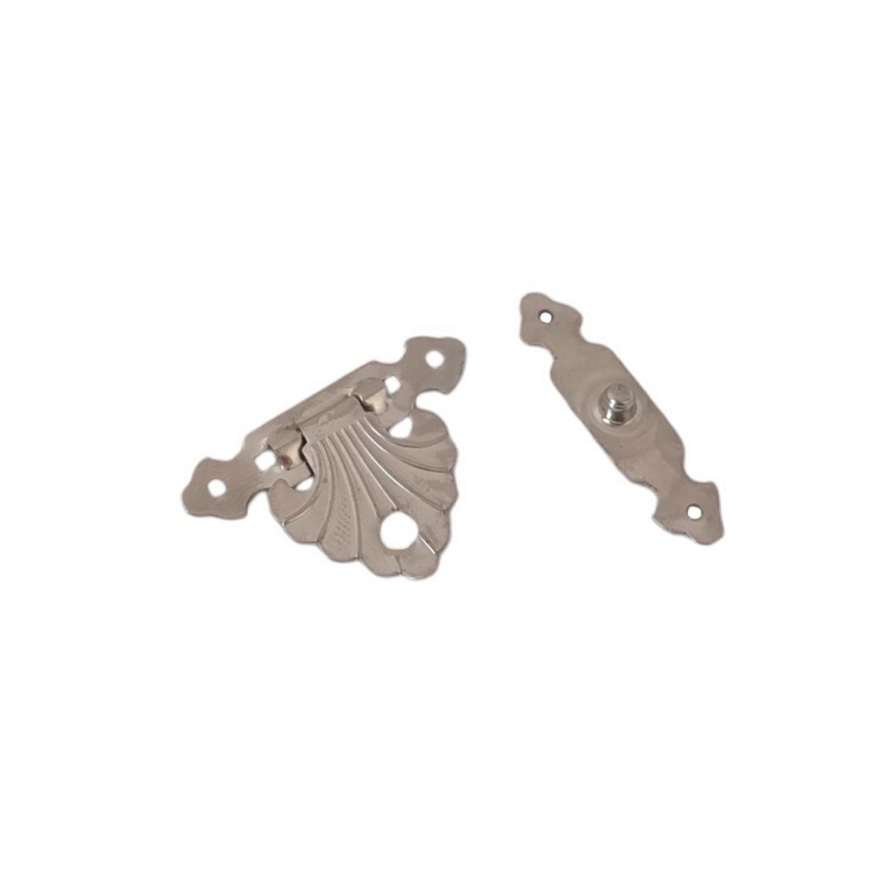 Замок для шкатулок А-010 Серебряный (779613701) - фото 2