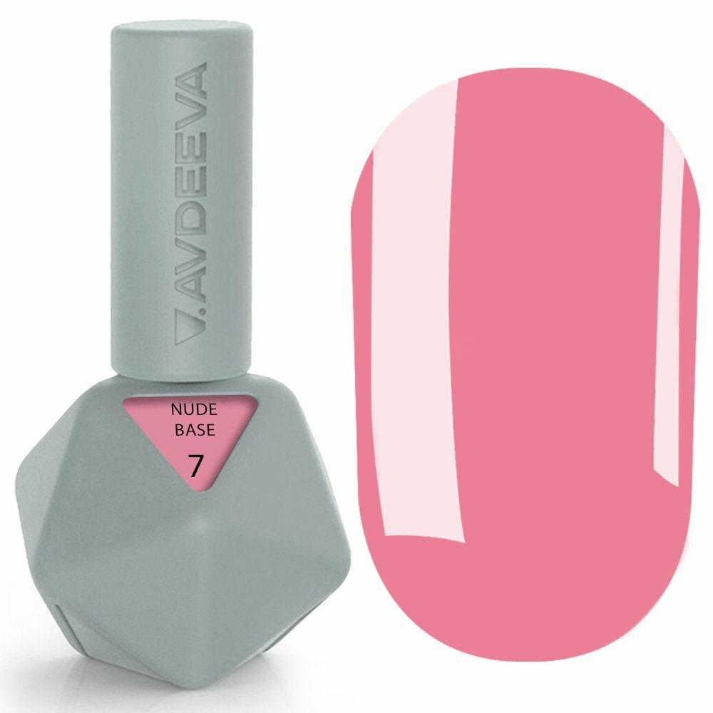 База для гель-лаку камуфлююча Victoria Avdeeva NUDE BASE №07 12 мл Рожевий