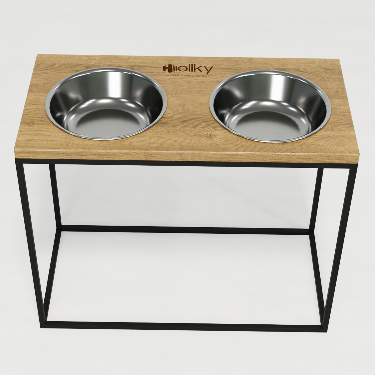 Миски на подставке для больших собак Hollky Base XL20 2х1,8 л (BXL40-522640-BLNT) - фото 2 Миски на подставке для больших собак Hollky Base XL20 2х1,8 л (BXL40-522640-BLNT) - фото 2