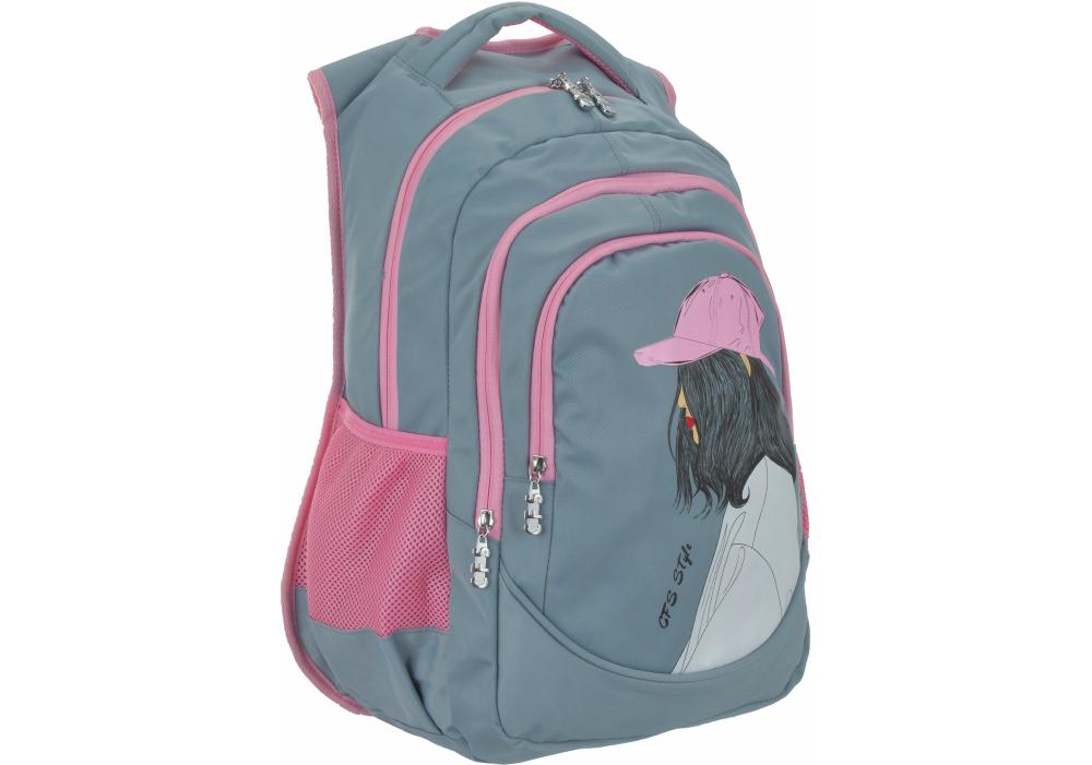 Рюкзак Cool For School 41х30х15 см Сірий (CF86788)