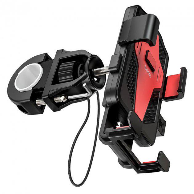 Универсальный держатель для велосипеда Hoco Flying One-touch CA73 Black/Red (3370790c) - фото 6