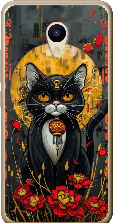 Чехол на Meizu M5 China Cat (6134t-420-42517) Чехол на Meizu M5 China Cat (6134t-420-42517)
