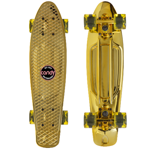 Скейтборд круїзер Candy 22" Gold/True Yellow (2369) - фото 2