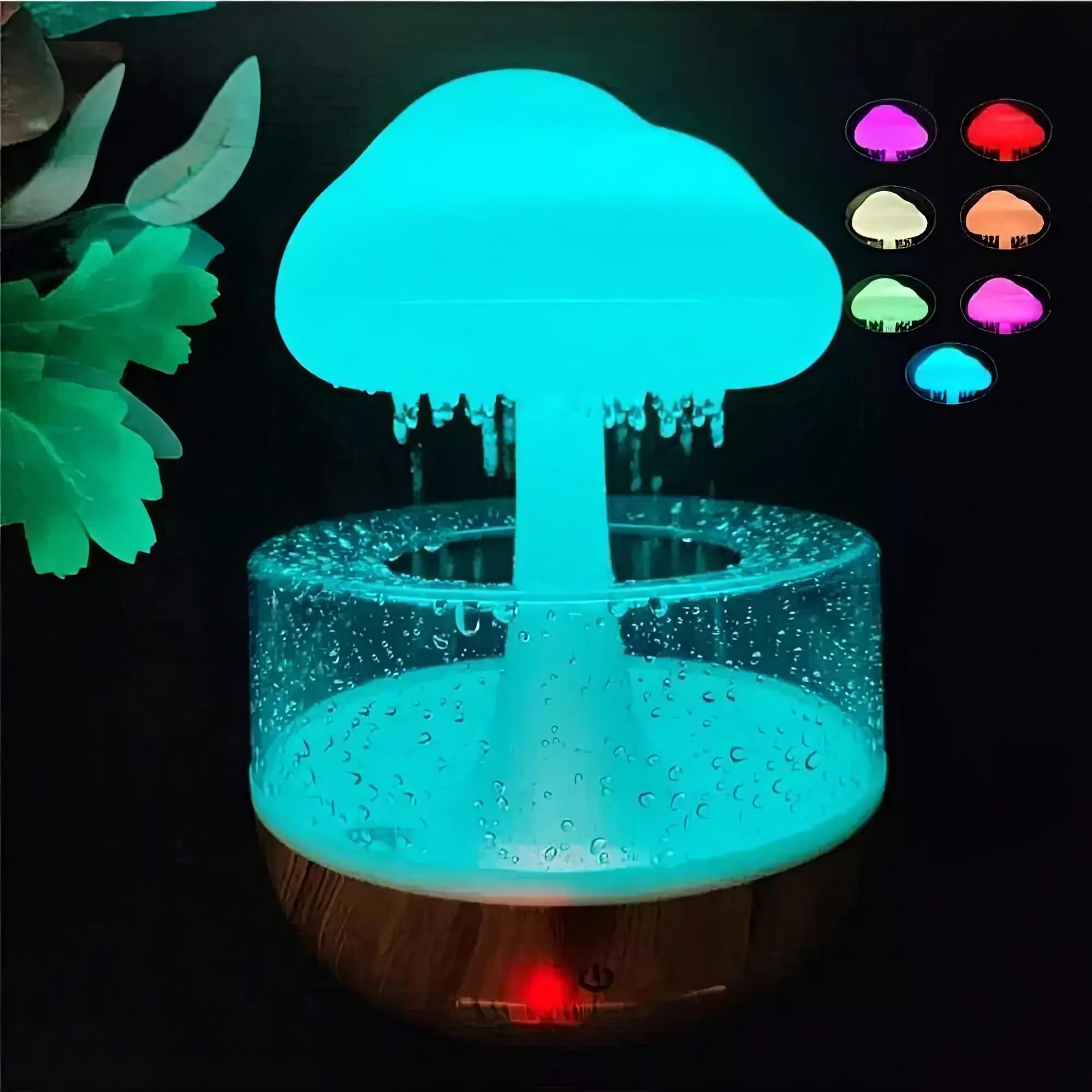 Увлажнитель воздуха-ночник Mushroom Cloud Rain Humidifier Грибок с эффектом дождя (1010598-Other) - фото 5