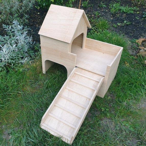 Будиночок для кроликів з дерева Маларда Бланже (ДКР-003101) Будиночок для кроликів з дерева Маларда Бланже (ДКР-003101)