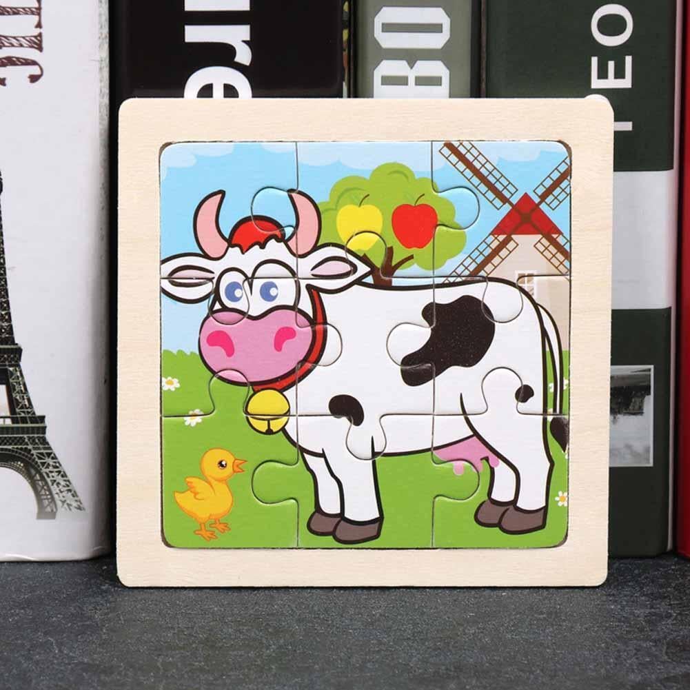 Пазл деревянный Корова из 9 элементов 11x11 см (1893451338) Пазл деревянный Корова из 9 элементов 11x11 см (1893451338)