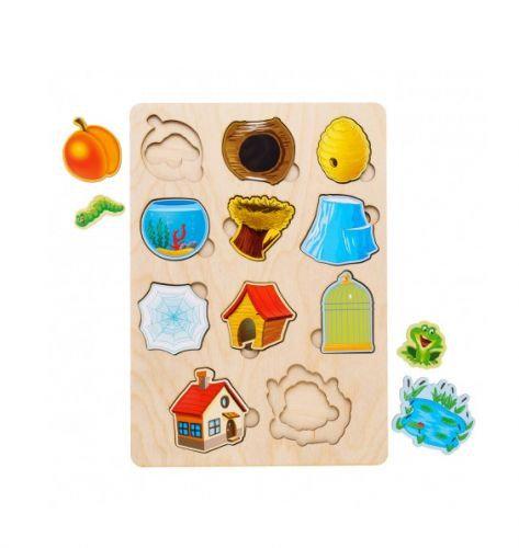 Сортер-вкладиш Хто де живе (13218)