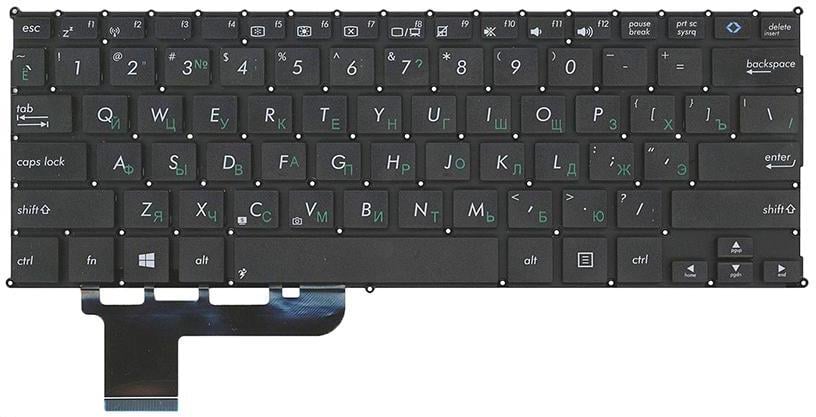 Клавиатура для ноутбука Asus R205/R205 матовая (0KNB0-1120RU00)